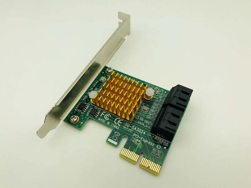 Добавить на карты контроллер sata 3/адаптер pci e 3 express к мультипликатор sata3 e/PCIE X2 4