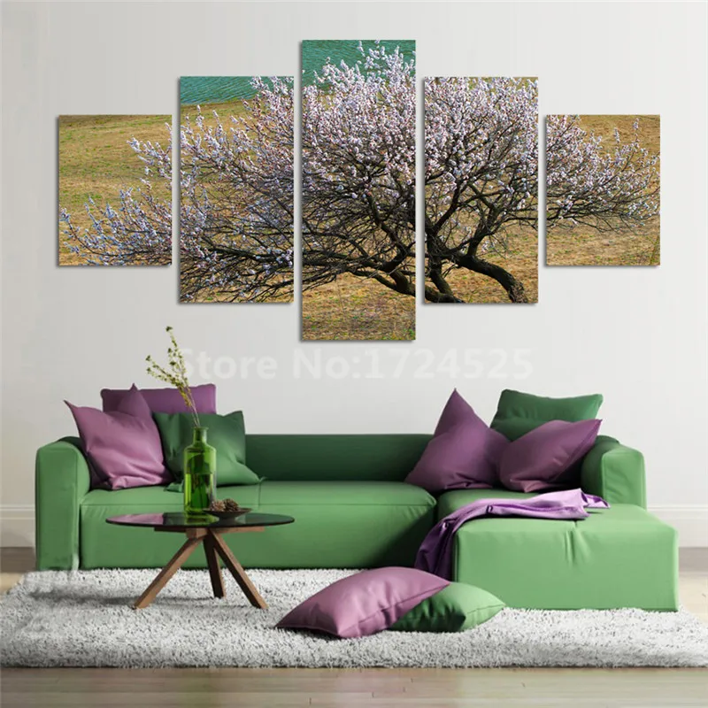 2017 без рамки художественное дерево большой HD Топ-рейтинг холст печать Картина