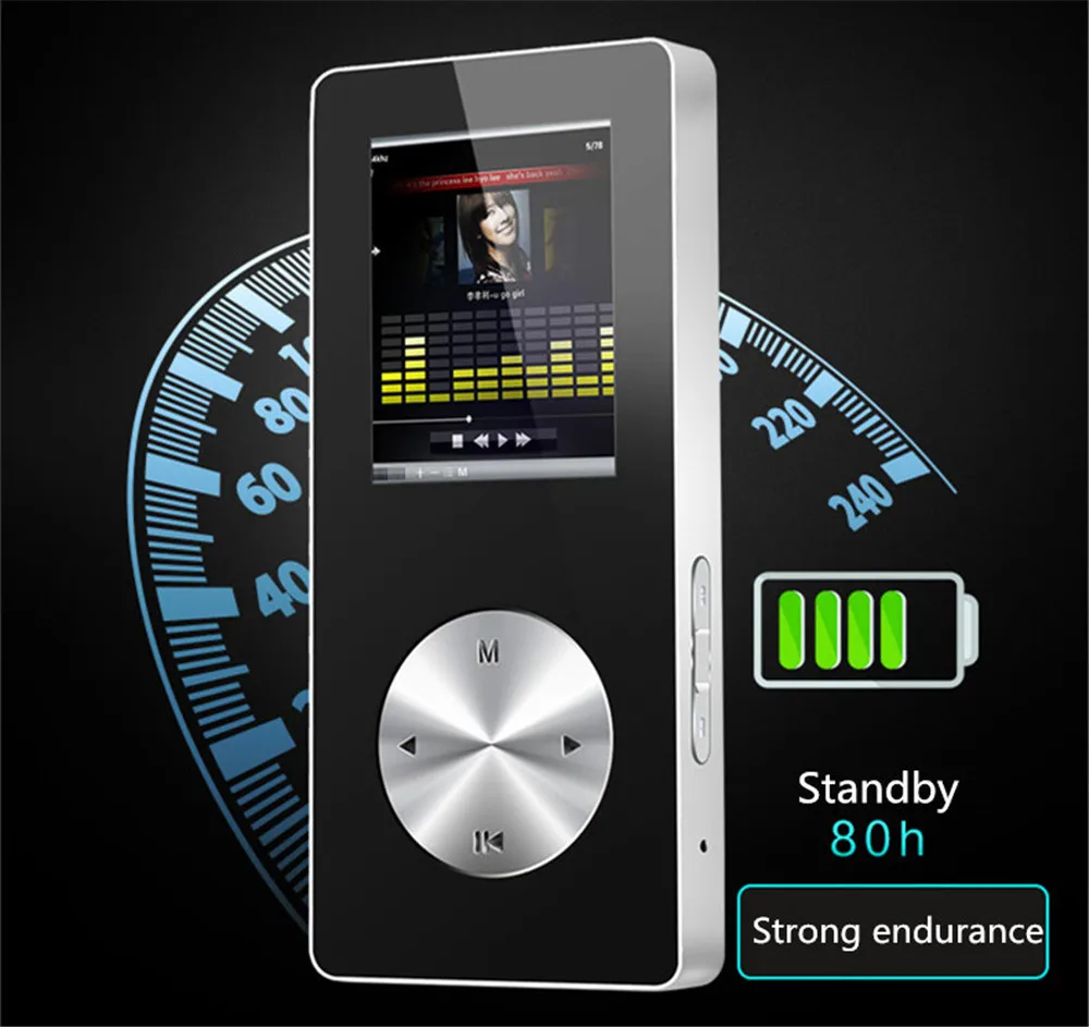 C13 алюминий 1 8 дюйма экран MP3 музыка 4G 8G 16G спорт мини музыкальный mp3 плеер