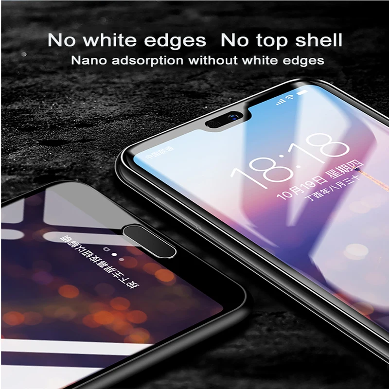 Полноэкранное закаленное стекло 7D для Huawei Mate 20 Lite P20 Pro Защитная пленка экрана 10 9