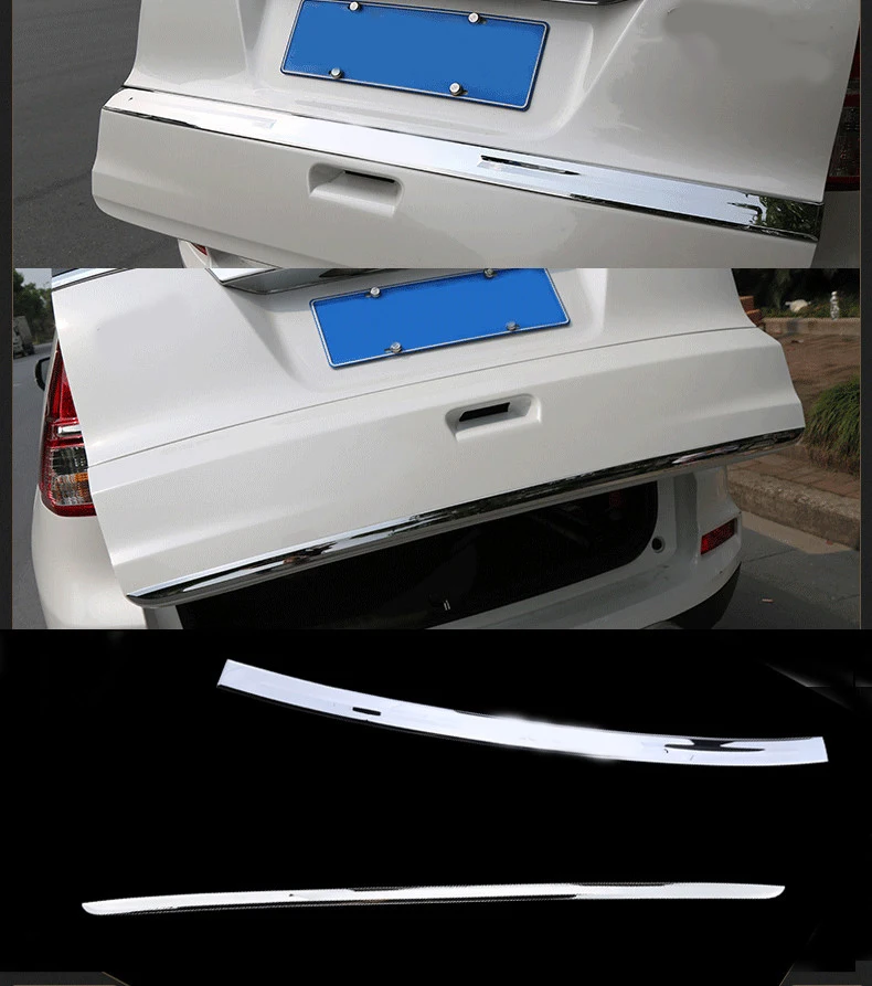 

New For Honda CR-V CRV 2013- 2016 Rear Trunk Lid Cover Trim 2pcs/set