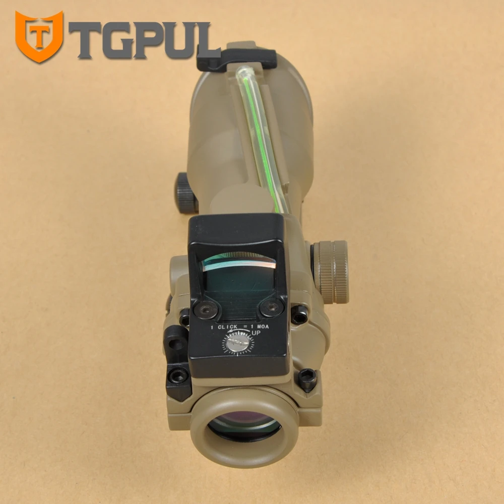 TA31 РМР ACOG 4X32 Сфера зеленый или красный Перекрестие баллистическая сетка Красный