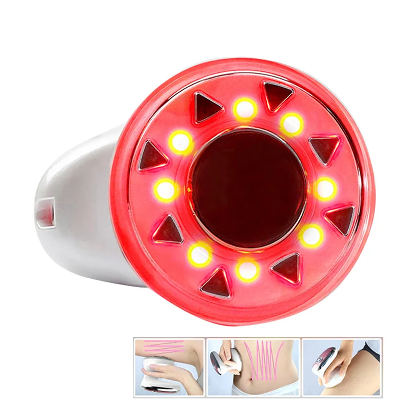 Portable RF Ultrasonic Cavitation LED Radio Frequency Slimming Massager Machine Fat Burner Anti Cellulite Lipo Skin Lifting | Красота и