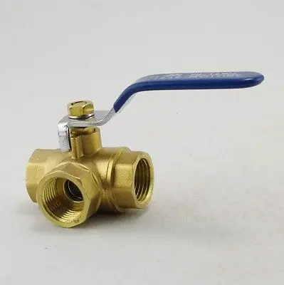 DN8/DN10/DN15/DN20/DN25/DN32/DN40/DN50 латунный шаровой кран с полными отверстиями Т образное