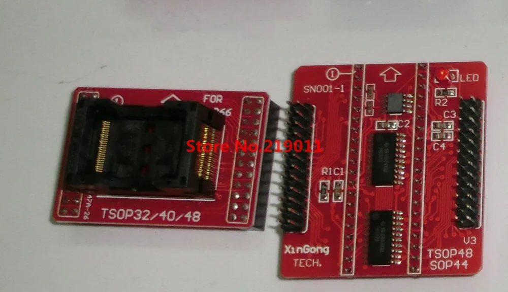 Бесплатная доставка 100% оригинальный V3 TSOP48 IC адаптер розетки для TL866A TL866CS TL866II PLUS