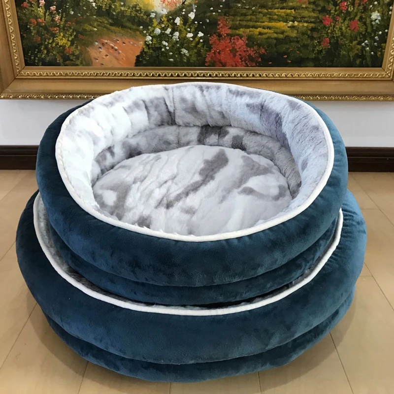 Плотная теплая кровать для кошек сезон осень зима кровати маленьких и больших