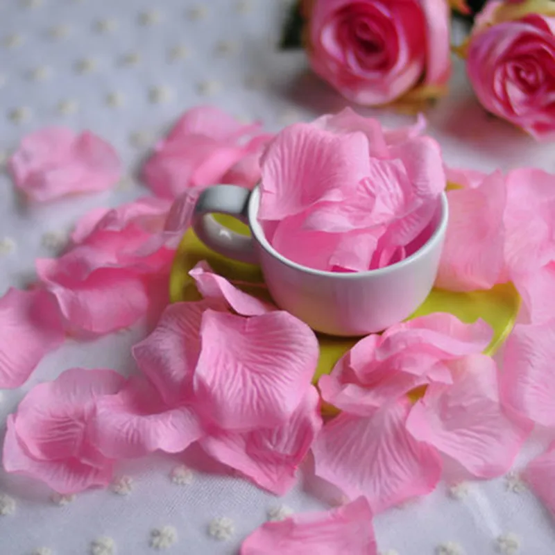 Bloemblaadjes Matrimonio Petalos De Rosa Boda 100 лепестки для свадьбы Свадебные украшения Flores|rose petal