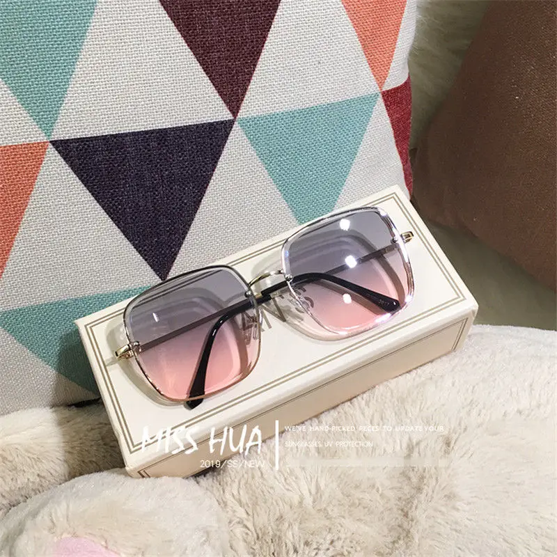 Женские солнцезащитные очки MS брендовые дизайнерские большого размера UV400