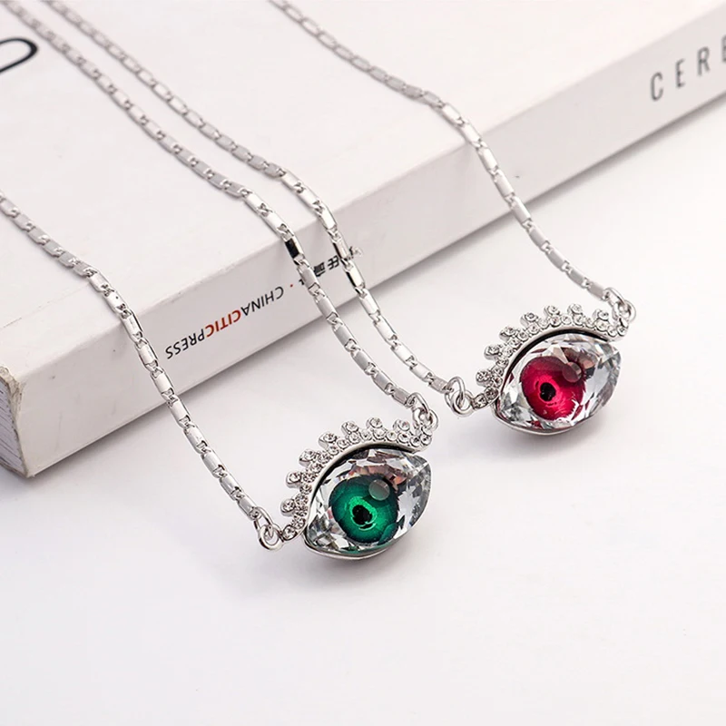 Перегородка новинка подвеска на удачу от сглаза ожерелье кристаллы Swarovski цвет