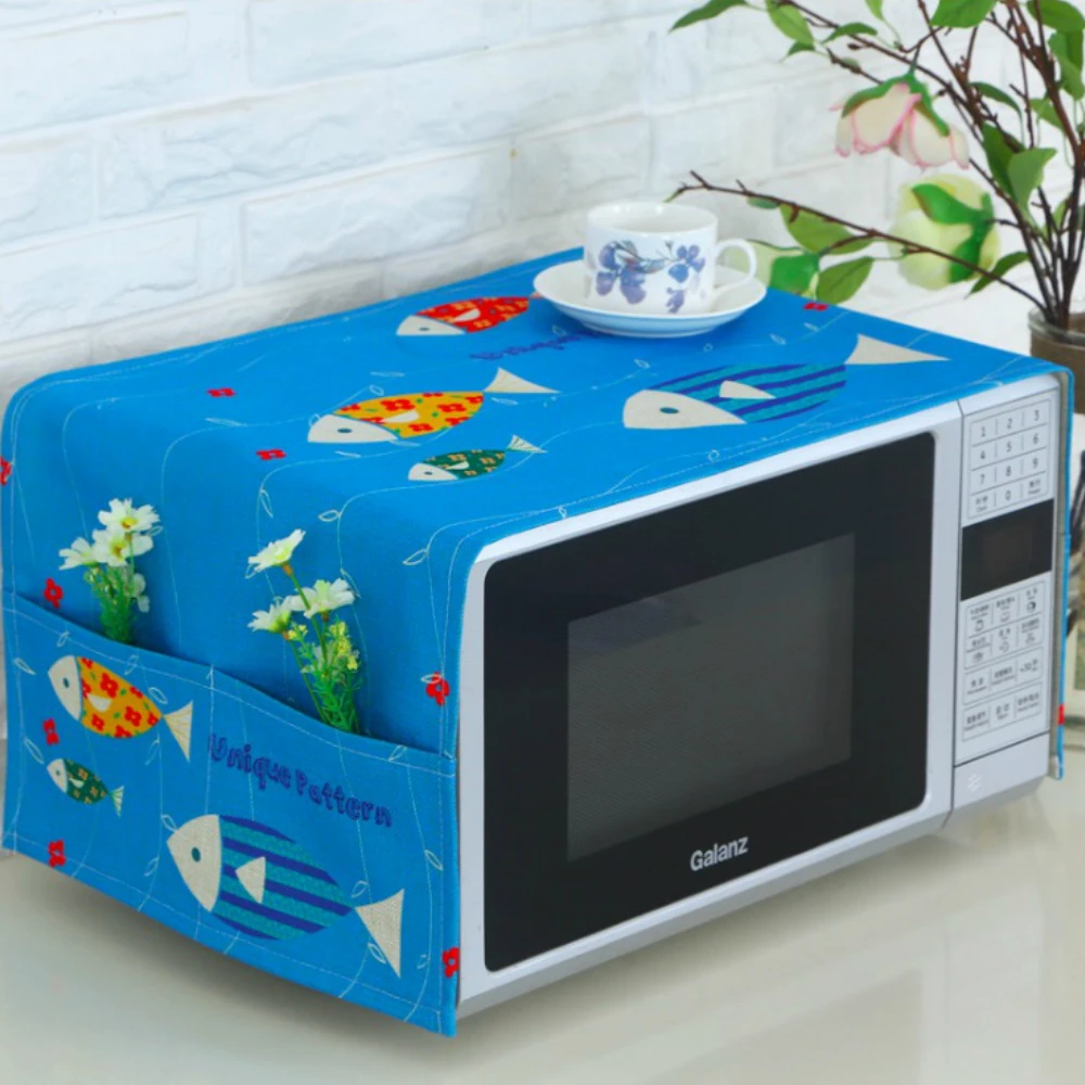Чехол из полиэфирной ткани для микроволновой печи хлопковый Пыленепроницаемый с