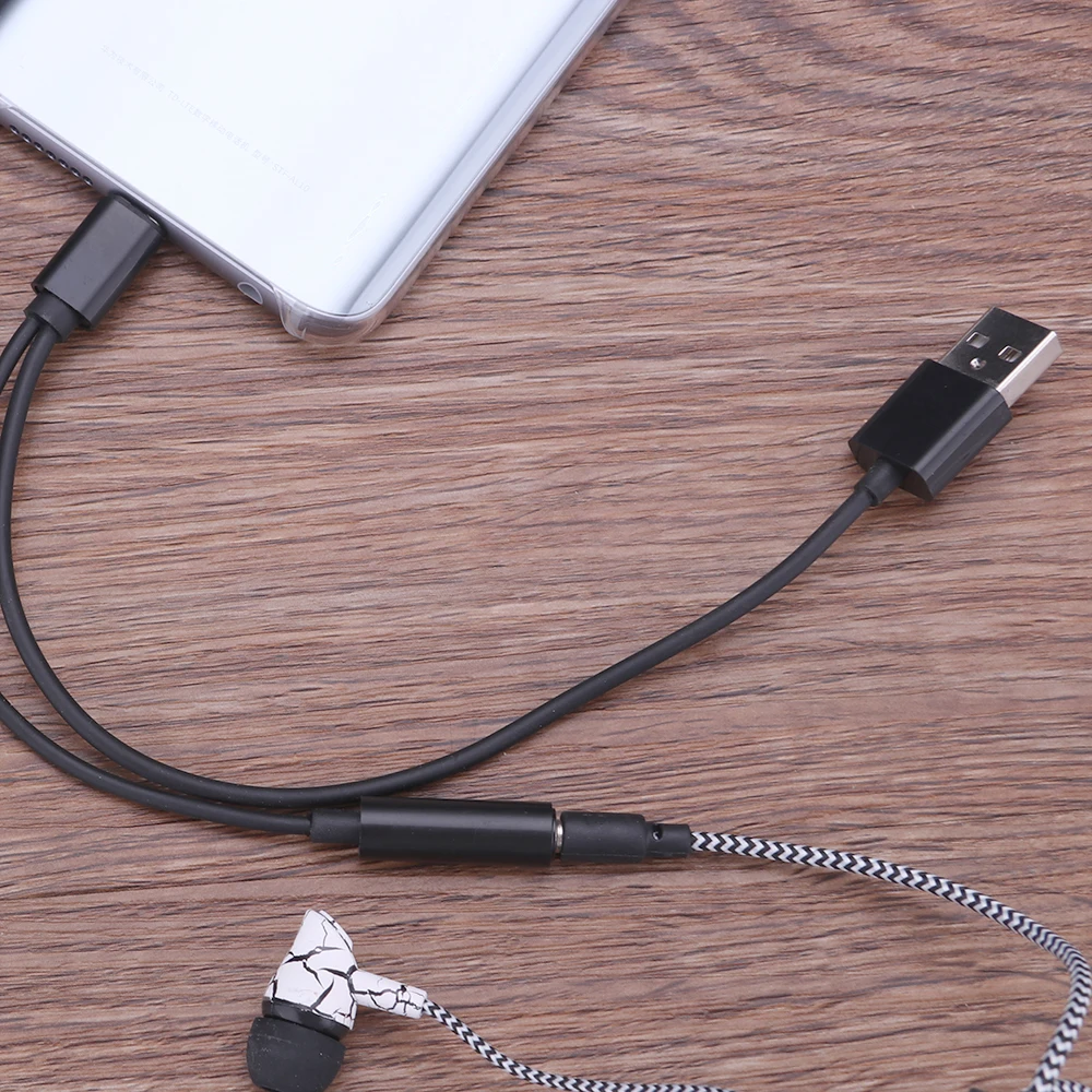 FORNORM 2 в 1 Тип usb C до 3 5 мм аудио разъем для наушников кабель зарядки адаптер LeTV Le 2| |