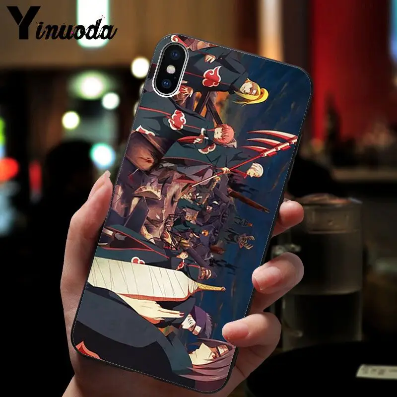 11pro MAX Наруто AKATSUKI пользовательские фото мягкий чехол для телефона iPhone 8 7 6 6S Plus 5 5S