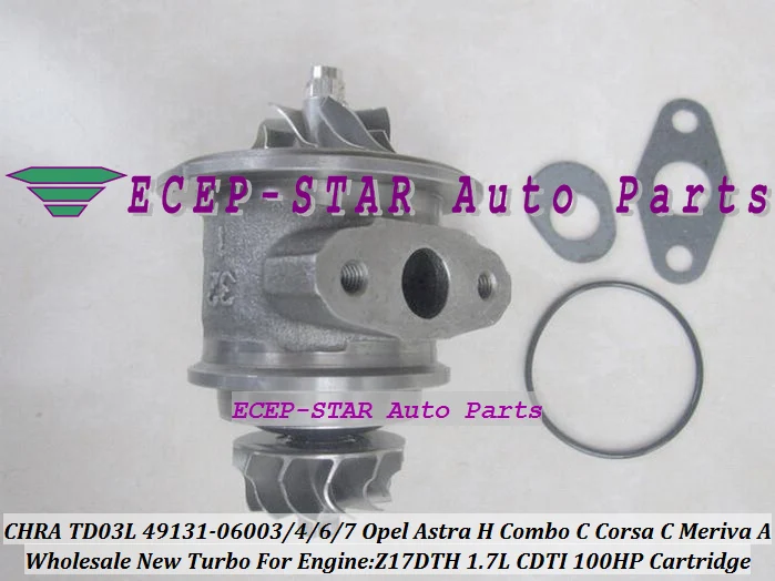 Картридж турбо CHRA TD03L 49131-06004 49131-06007 860070 860128 для Opel Astra H Combo C Corsa Meriva A Z17DTH 860147 л |