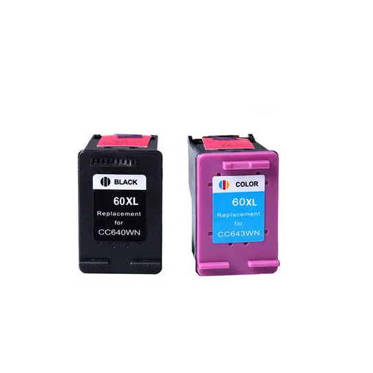 10x ink cartridge compatible for 60 60XL DeskJet D2500 DeskJet D2530 Deskjet D2545