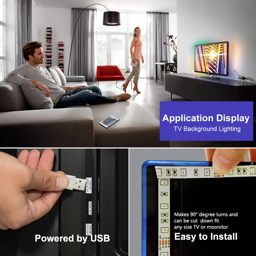 Светодиодный Ночной светильник DIY 5V USB Светодиодные ленты 2835 для Спальня/Туалетная комната/коридор/Лестницы Светодиодные ленты Ночной светильник