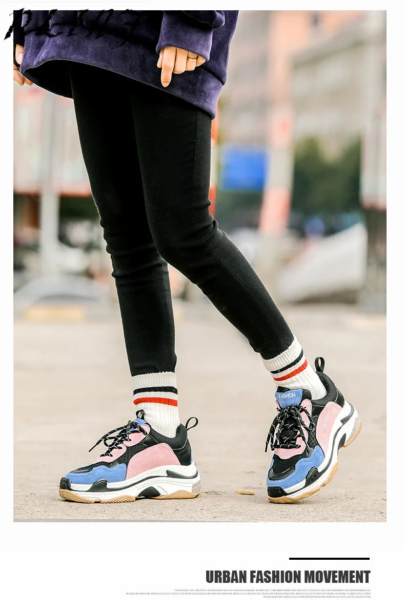 Женские замшевые кроссовки RLINF повседневные из натуральной кожи на платформе