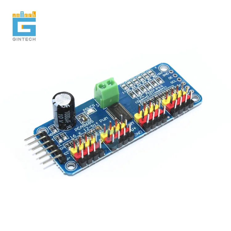 16 канальный модуль pwm servo drive board контроллер робот IIC PCA9685|Запасные части| |