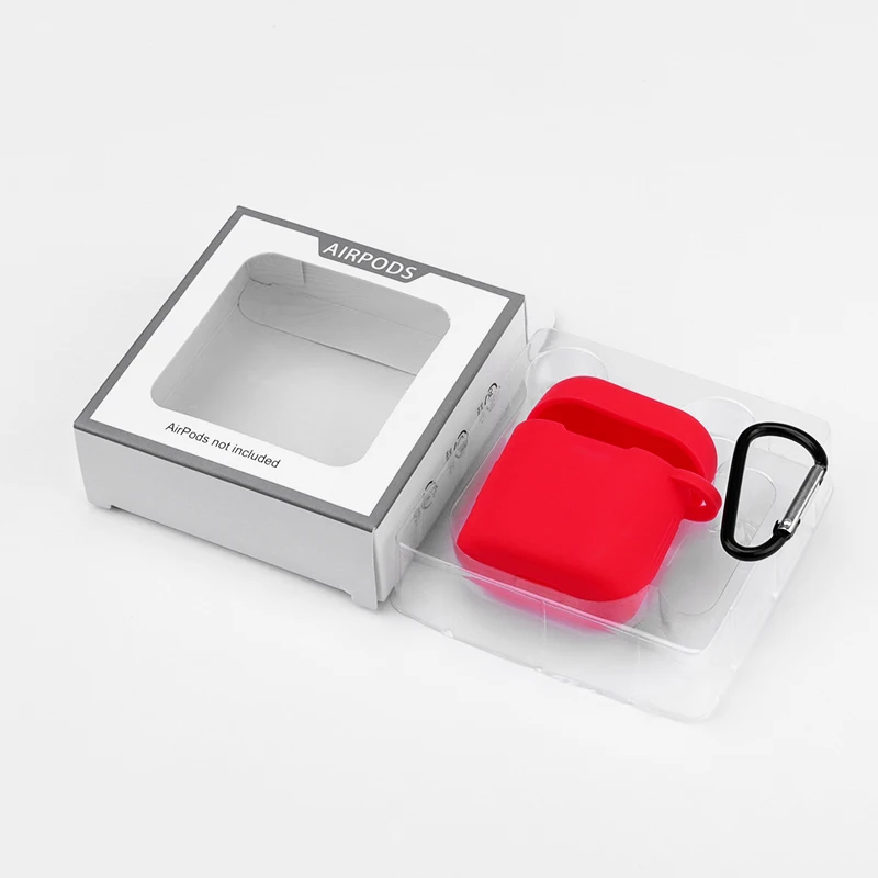 Красный Силиконовый чехол для наушников s для Honor FlyPods/Honor FlyPods Pro/huawei FreeBuds 2 Pro Чехол для зарядки Противоскользящий защитный чехол - Цвет: Красный