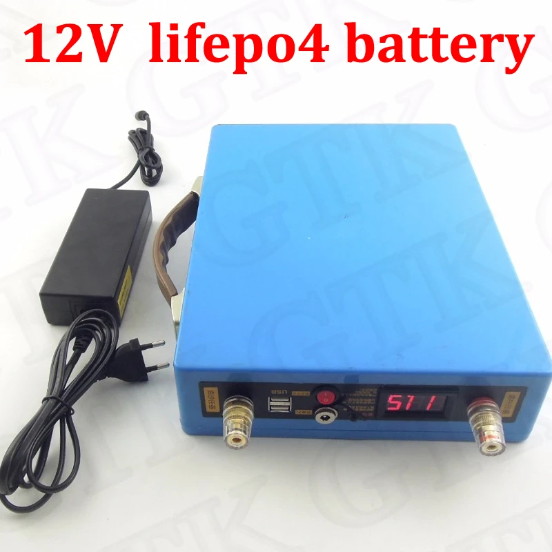 Водонепроницаемое зарядное устройство 12 В 50 а/ч 60 А/ч 70 80 с USB