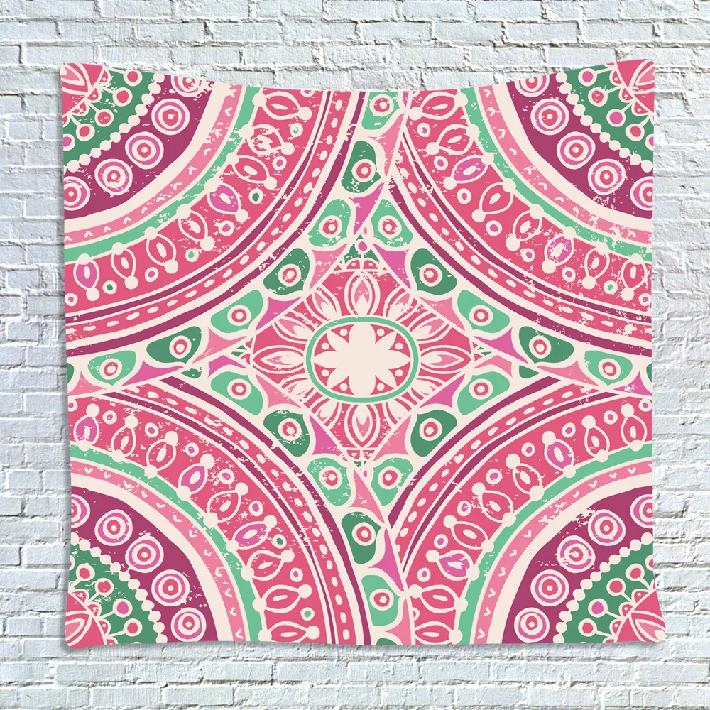 Геометрия и Перья Узор Гобелены Оптовая висит Свадебная вечеринка подарок Пляж