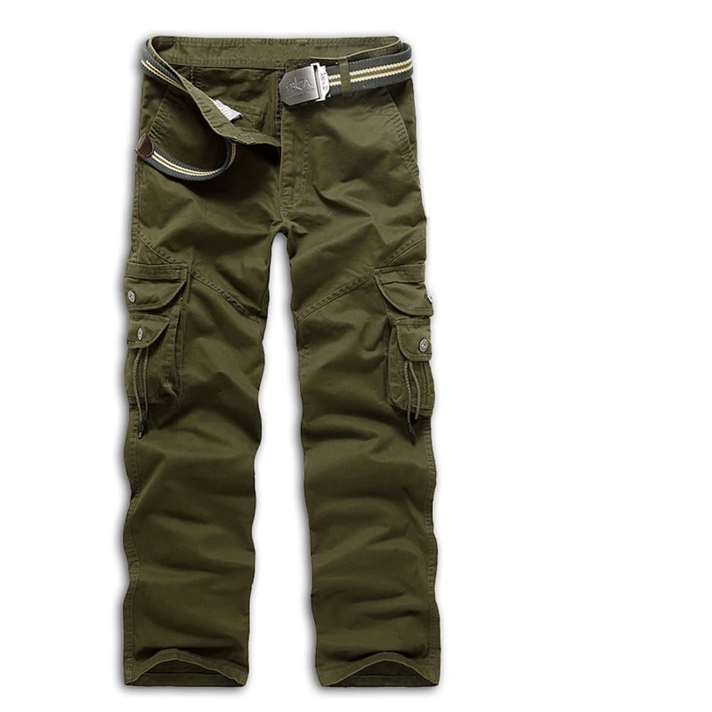 Армейские военные брюки хлопок много карманов эластичные гибкие мужские