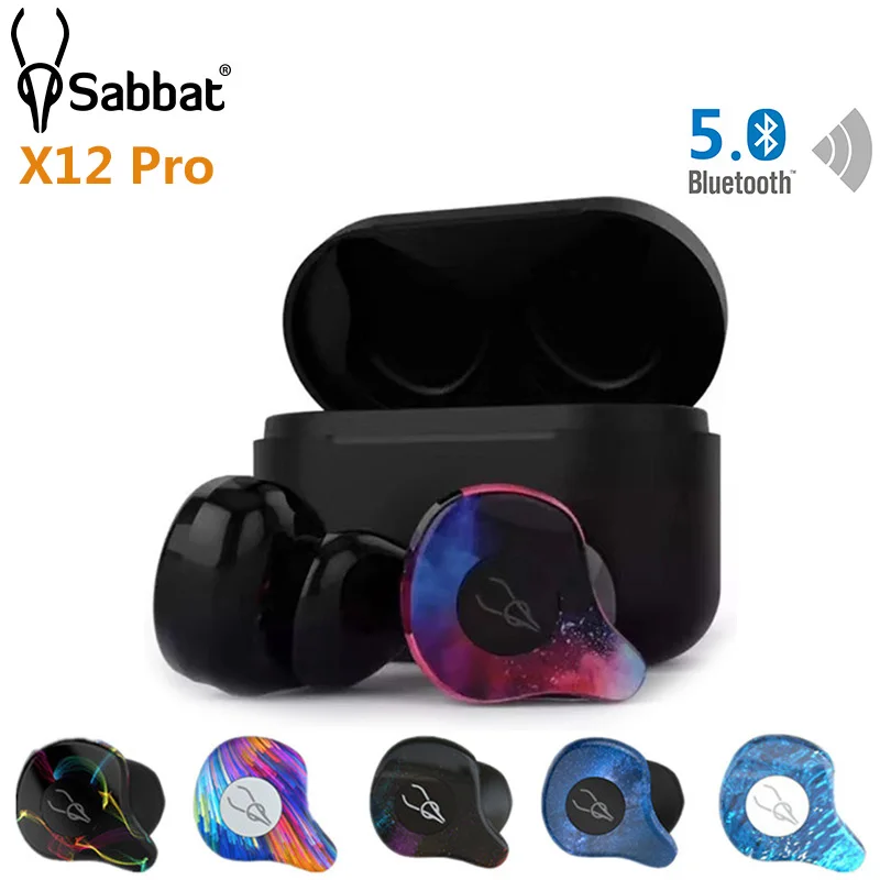 Sabbat X12 Pro Наушники вкладыши TWS Bluetooth 5 0 Беспроводной наушники стерео Hi Fi Mini 750 мА/ч