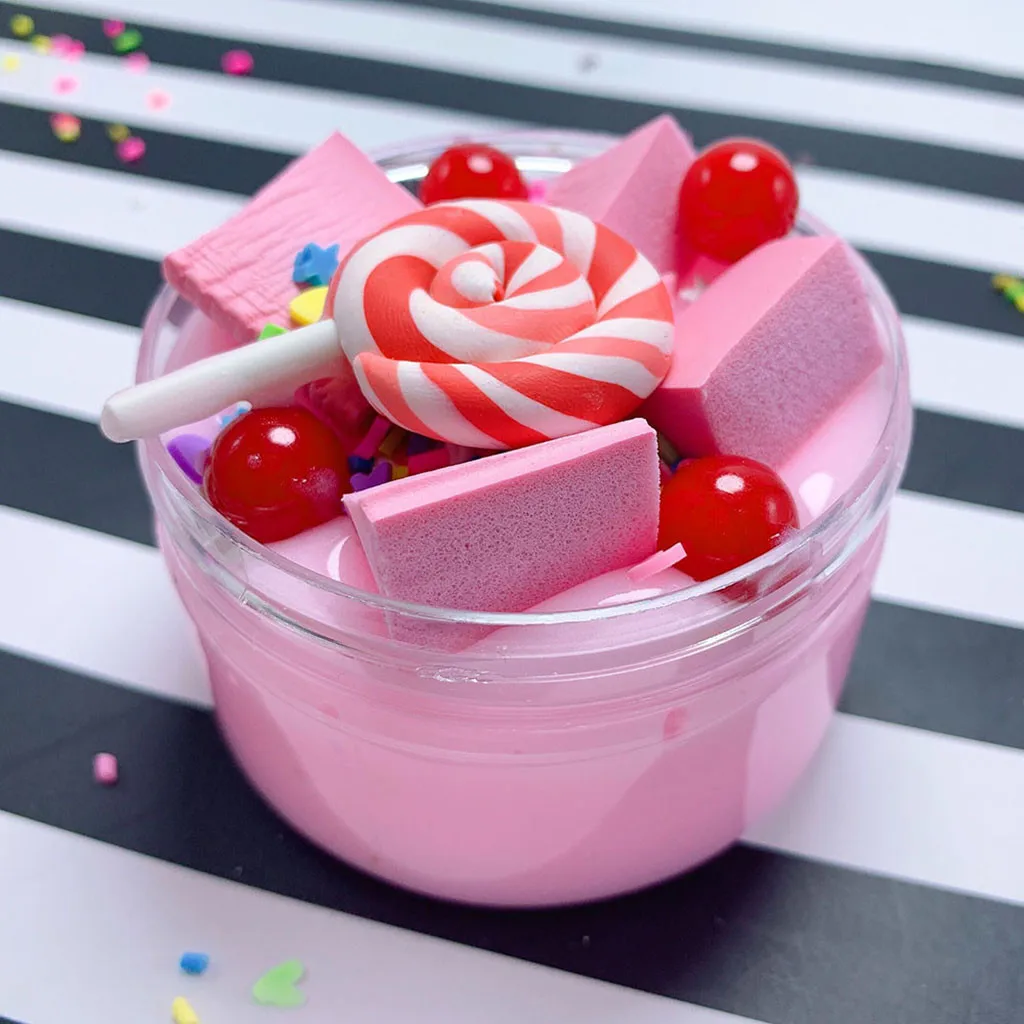 Новая мягкая глина для слизи пушистая Милая слизь леденца сделай сам снятие