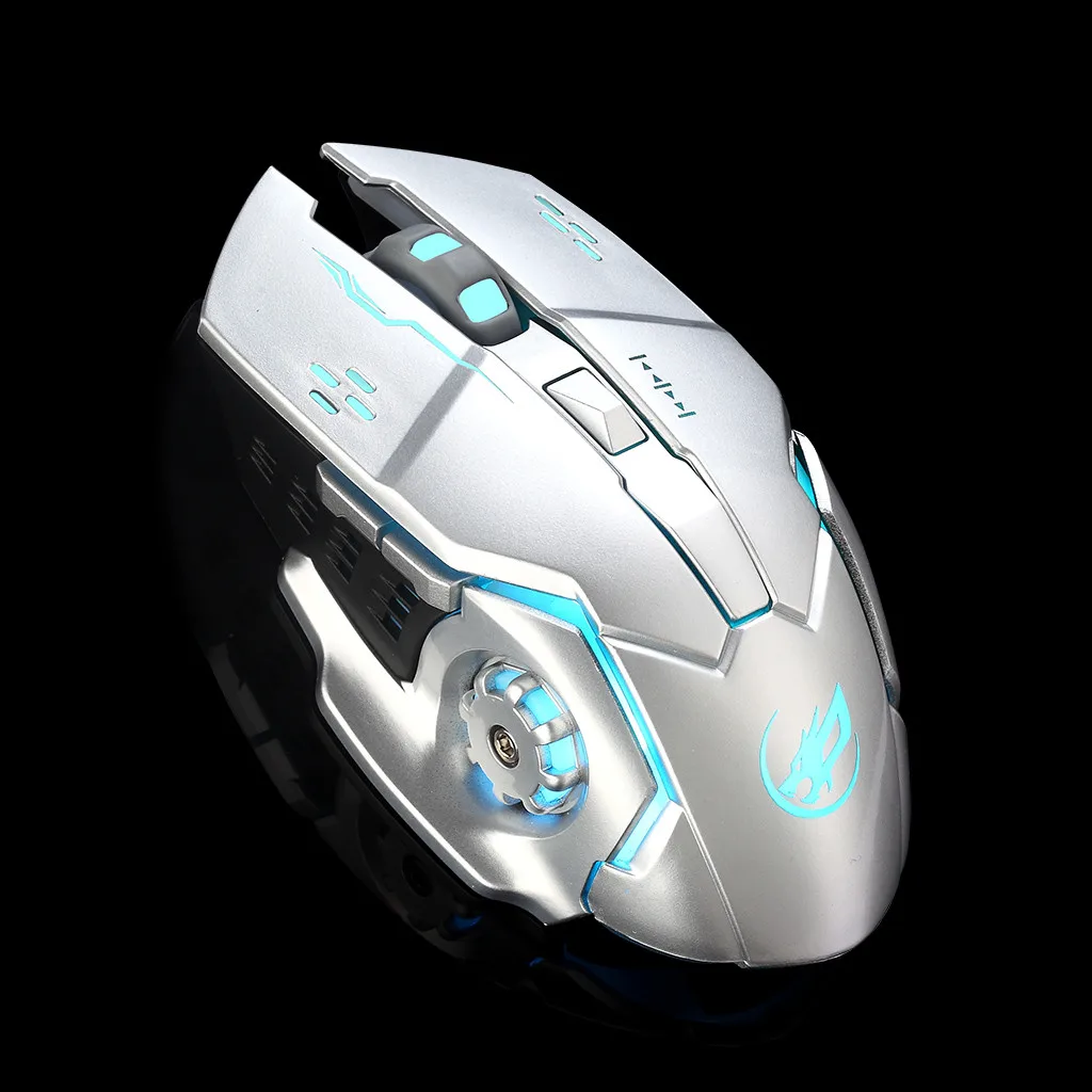 Беспроводная игровая мышь Warwolf Q8 с 6 кнопками usb-приемник подсветкой геймер