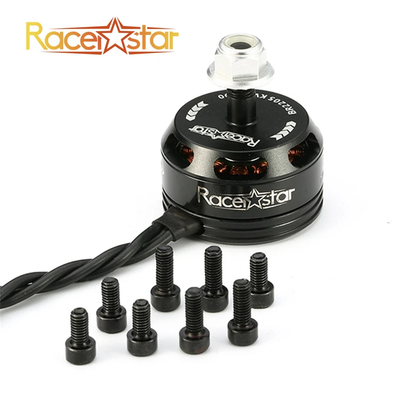 Новое поступление Racerstar Racing Edition 2205 BR2205 2600KV 2-4S бесщеточный двигатель CW/CCW черный