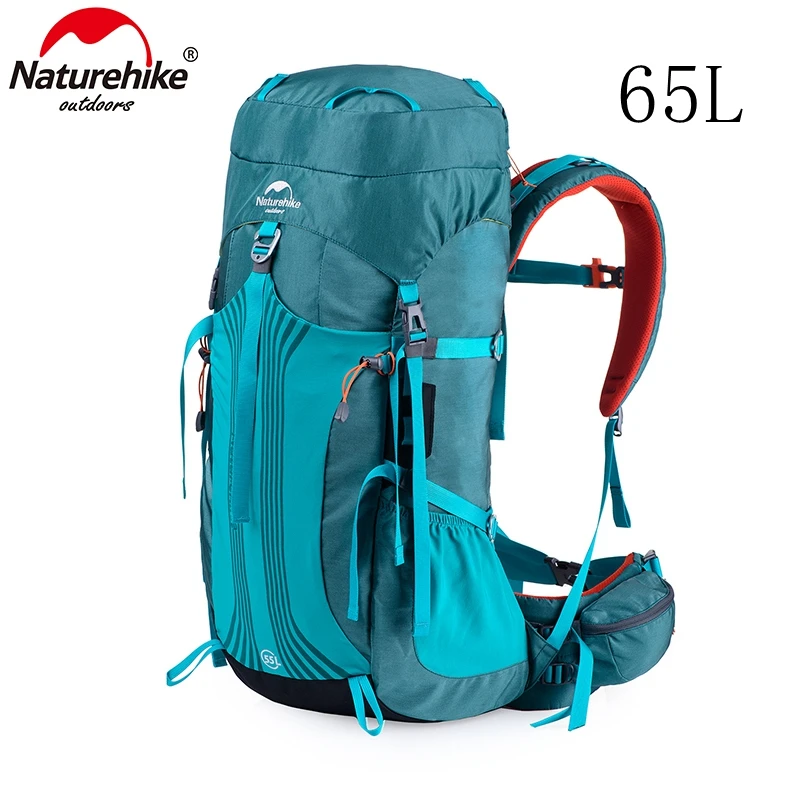 Naturehike профессиональная походная альпинистская сумка рюкзак с подвесной системой унисекс нейлоновая ткань 55L 65L 3 цвета - Цвет: 65L Blue