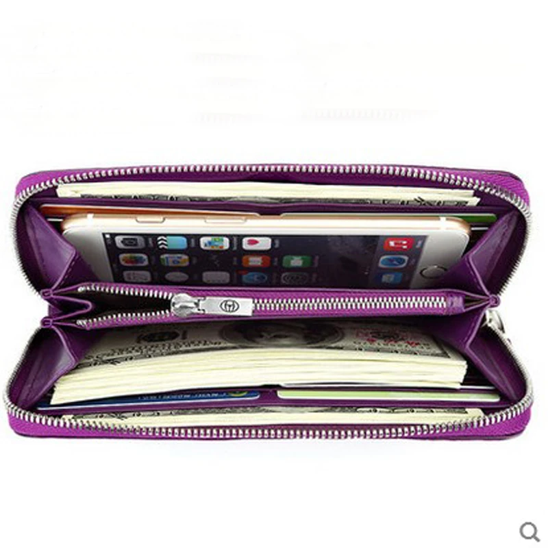 Женский кошелек hlt из тайской крокодиловой кожи клатч длинная сумка натуральной