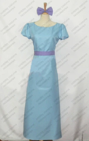 Платье Питера Пэна Венди костюм для косплея одежда питерпена по индивидуальному