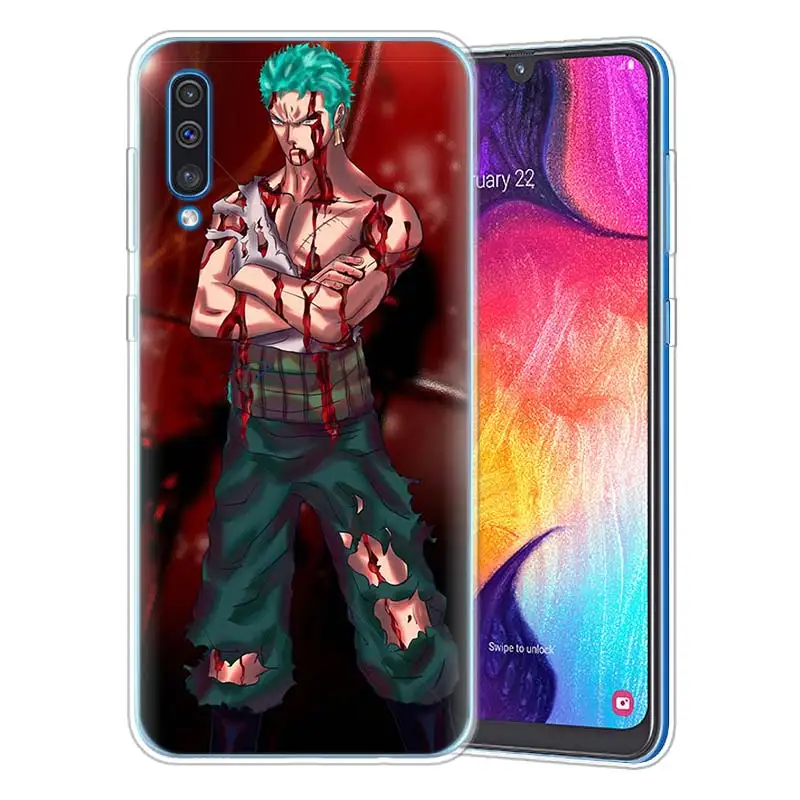 08 Одна деталь аниме чехол для samsung A50 A70 A20e A60 A40 A30 A20 A10 M30 M20 M10 A7 A9 силиконовый чехол Fundas Capa чехол для телефона Coque - Цвет: 08
