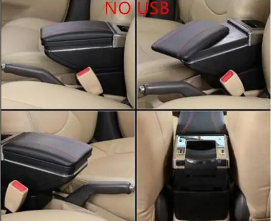 Центральный консольный ящик для хранения для Ford Focus 2 Mk2 08-12 подлокотник Подлокотник поворотный