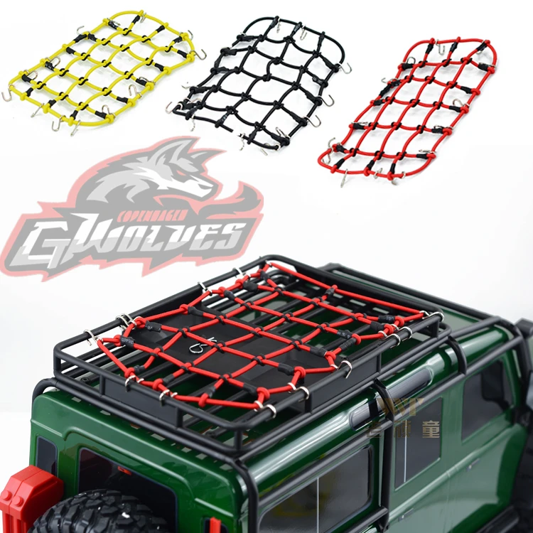Gwolf 1:10 RC Rock Crawler монстр Трак для Axial SCX10 90046 Tamiya CC01 RC4WD D90 D110 Trax эластичная багажная