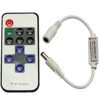 1pc mini rf wireless led remote controller led dimmer controller for single color light strip smd50503528573056303014
