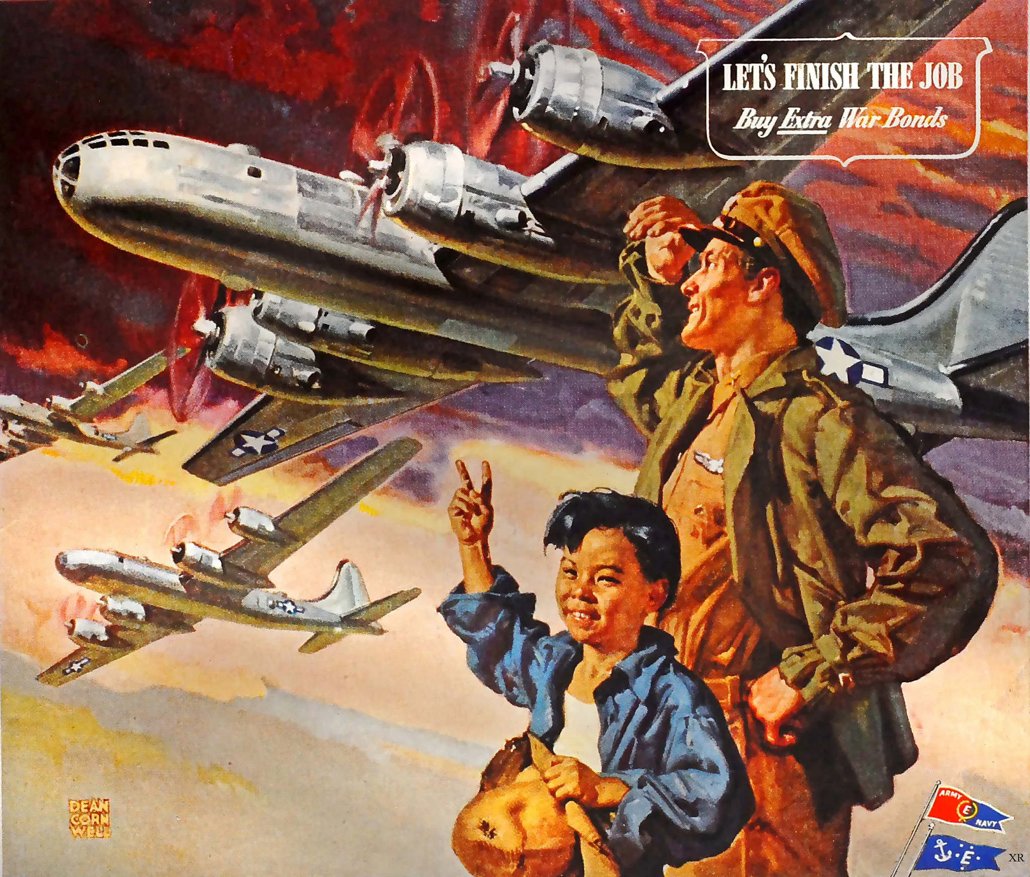 Винтаж пропагандистский плакат WW2 бесчеловечные преступления Итальянская