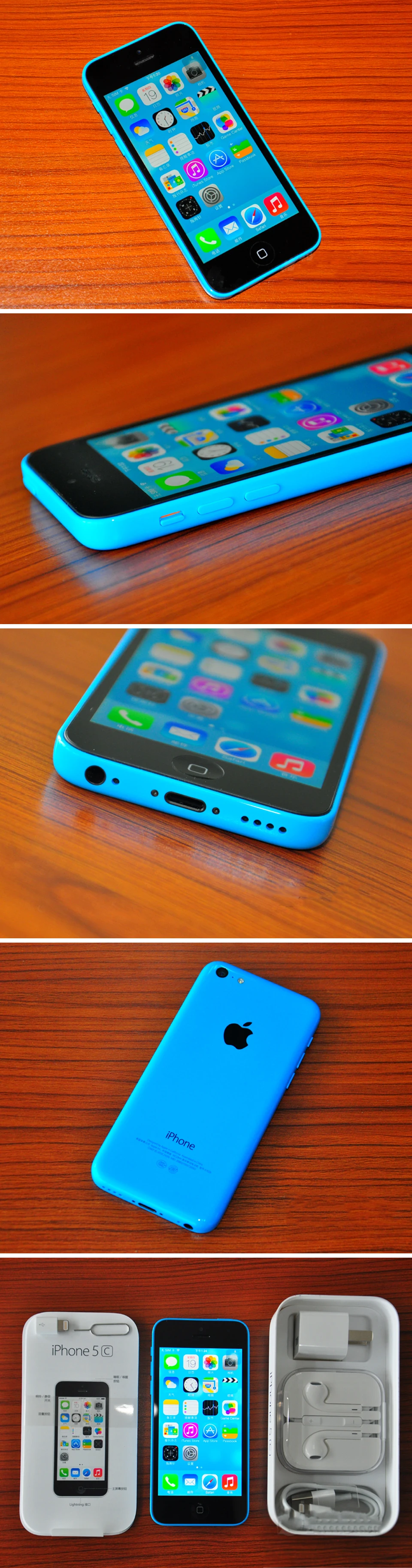 Оригинальное разблокирована Apple IPhone 5C 32 ГБ+ 1 ГБ хранения iPhone 5C GSM HSDPA двухъядерный 8mpix Камера 4." экран iPhone 5C