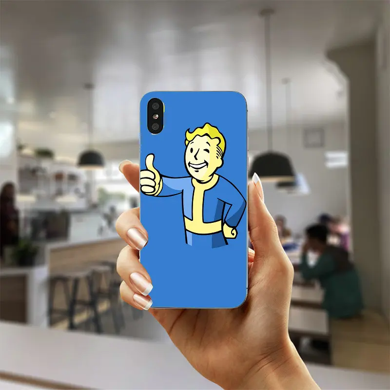 Fallout Vegas Pip Phonecases волт бой мягкие силиконовые чехлы из ТПУ для мобильных телефонов