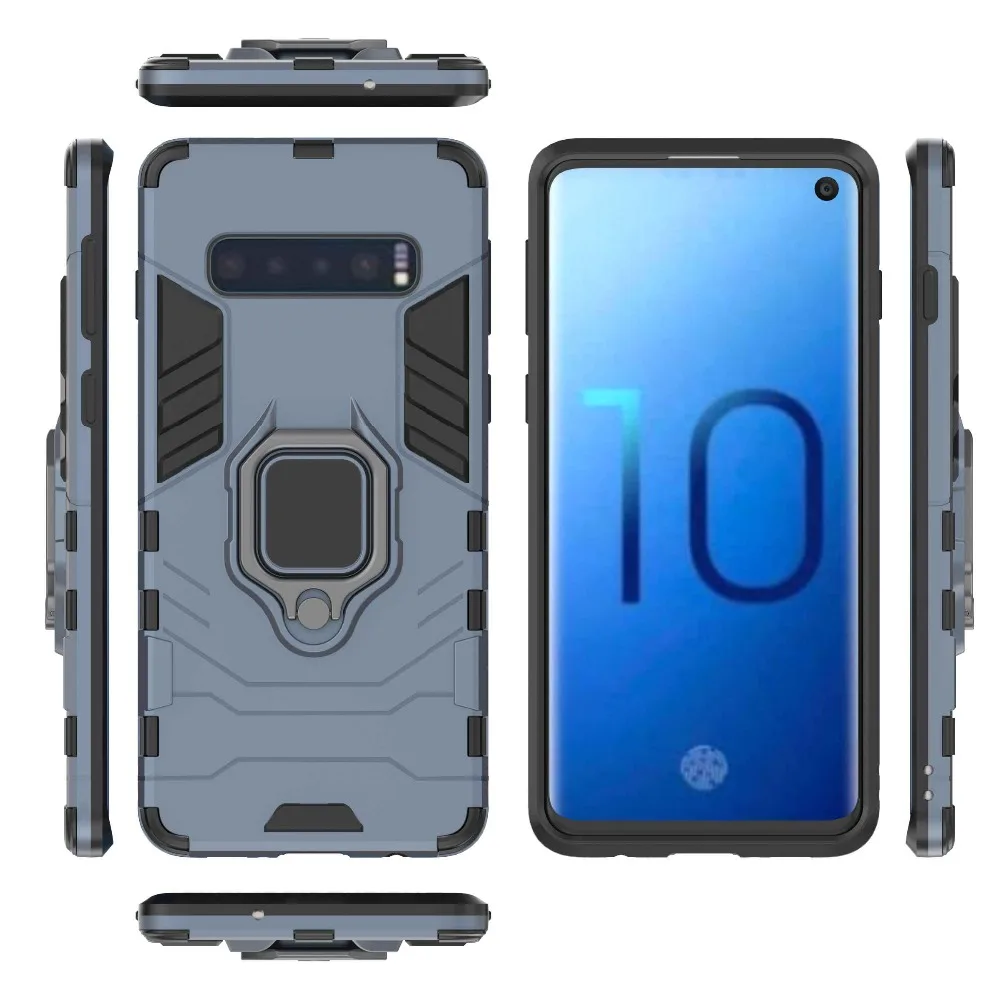 Для samsung Galaxy J4 J6 S8 S9 S10 PLus Prime чехол A7 A8 A9 2018 противоударный Прочный ПК