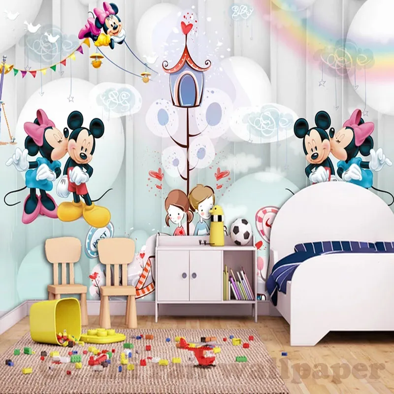 Пользовательские 3D обои для детской комнаты стен мультфильм Прекрасный ребенок
