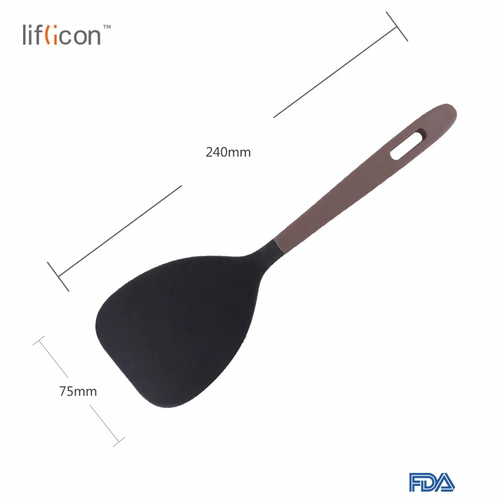Liflicon силиконовые рисовые пюре весло ложки, работает для риса/пюре картофеля, Премиум Кухня рисовое весло, антипригарное и Термостойкое