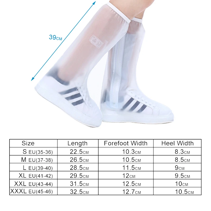 Soumit Waterproof Rain Shoe Cover for Men Women Shoes Protector Reusable Boot Covers Rainy Day Boots Overshoes Travel Equipment