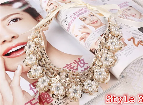 Style3 12 стилей, Новое поступление, стеклянные бусины, искусственный воротник, бант, губы, очаровательный кулон с надписью "Love", женская мода, чокер, ожерелье с блестками - Окраска металла: Style3
