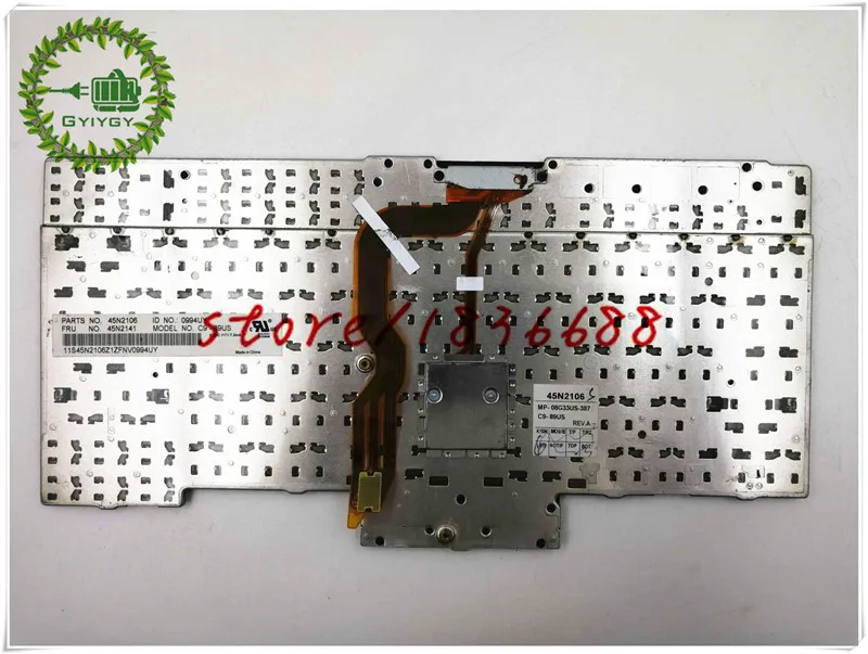 Gyiygy Клавиатура для ноутбука LENOVO T410 T420 T430 T400S T420i W520 T510i X220T X220i Клавиатура ноутбука