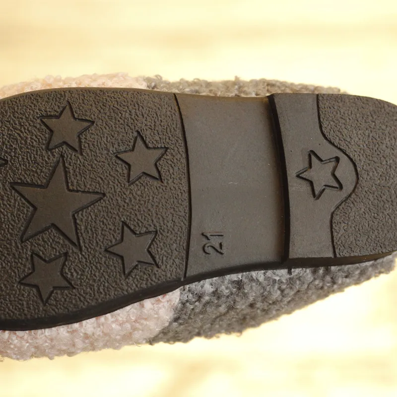 

Kids Winter Warm Cotton Slippers Rabbit Ears Cute Boys Girls Home Anti-skid Casual Shoes