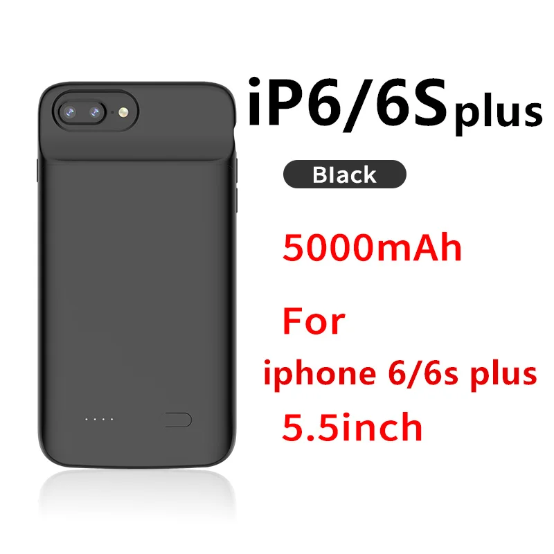 for iphone 6 6S plus Новейший Внешний чехол Gagaking для iphone X, XS, XSmax, XR, портативное зарядное устройство, чехол для apple X 6000 мАч, Ультратонкий внешний аккумулятор - Цвет: for iphone 6 6S plus