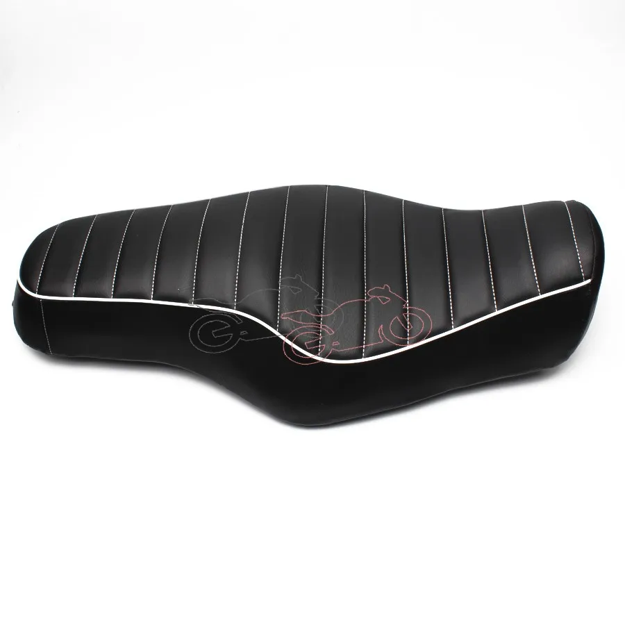 

1pcs Big Seat Motorcycle Black PU Leather Driver+Passenger Touring Seat 2 Up For Harley Sportster XL883 1200 48 72 2010-2016