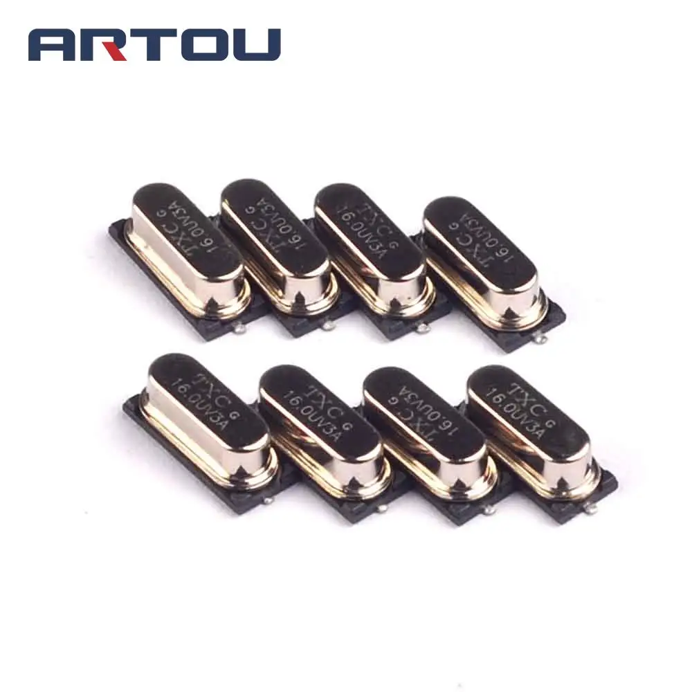 10 шт. 49SMD 16 000 МГц Пассивный кристаллический осциллятор SMD | Электронные компоненты