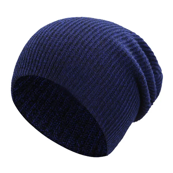 navy Xlamulu, вязаная шапка, зимние шапки для мужчин, Skullies Beanies, шапка, женская шапка, s, Мужская теплая мешковатая шапка, маска, теплые женские шапки, шапки, шапка - Цвет: navy